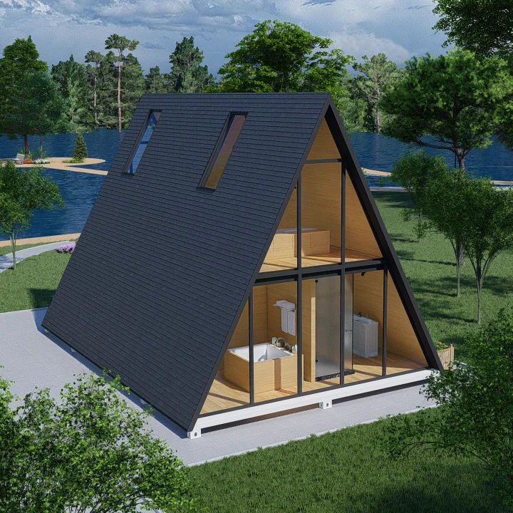 Include Mesh chair with wheels Luxury Prefab Villa 3 Bedrooms Prefabricated Foldable Expandable Container House Portable