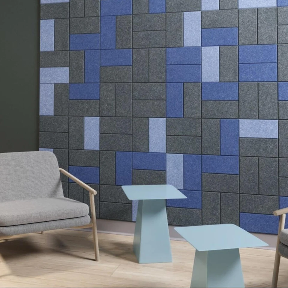 soundproof room 20mm thick polyester acoustic felt panels decorative wall covering boards acoustic wall board pet panel for wall