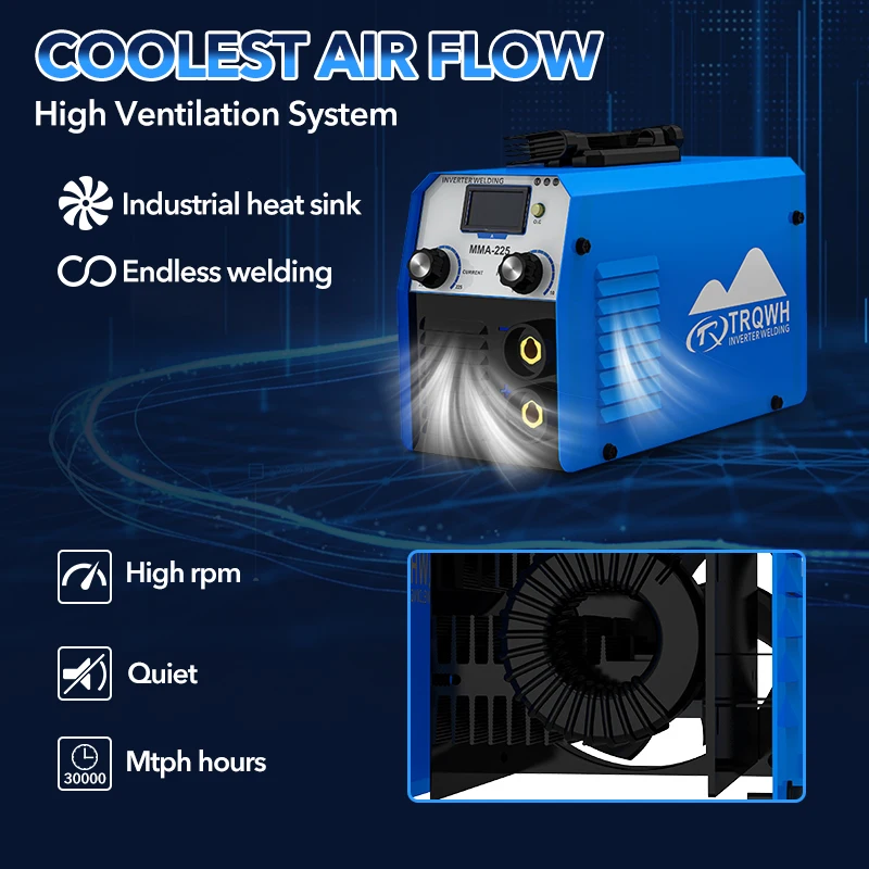 TRQ Factory price Custom 140-200A MIG140/160/180/200 welder Multi-functional portable handheld 2-in-1 welding machine