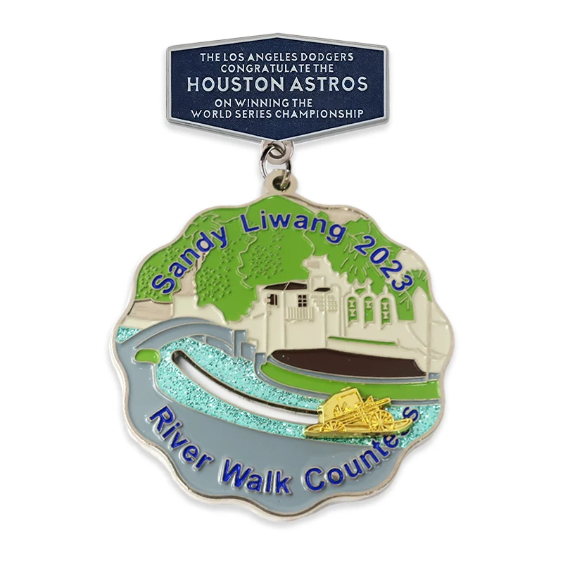 High quality Custom Commemorative round No Minimum Order medals and badges