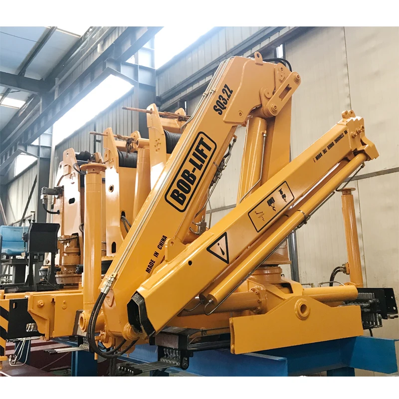 Hot sale Crane BOB-LIFT 3.2 ton truck crane Hydraulic Knuckle Boom truck mounted Crane for Sale