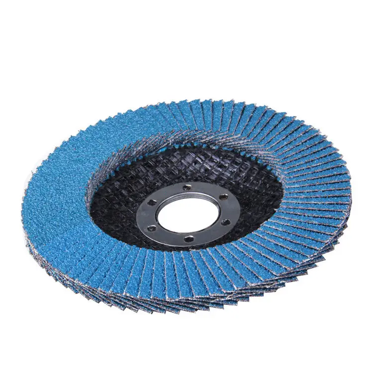 Abrasive Zirconium Aluminium Grit Flexible Flap Disc for Weld Grinding Demurring Rust or Paint Removal and Feathering