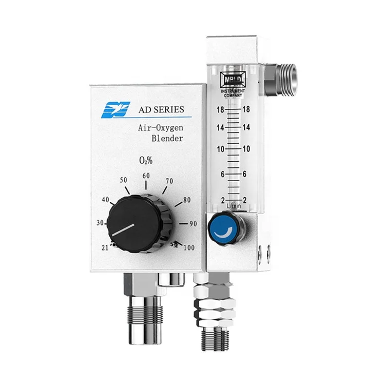 High quality medical air oxygen blender medical humidifier equipment