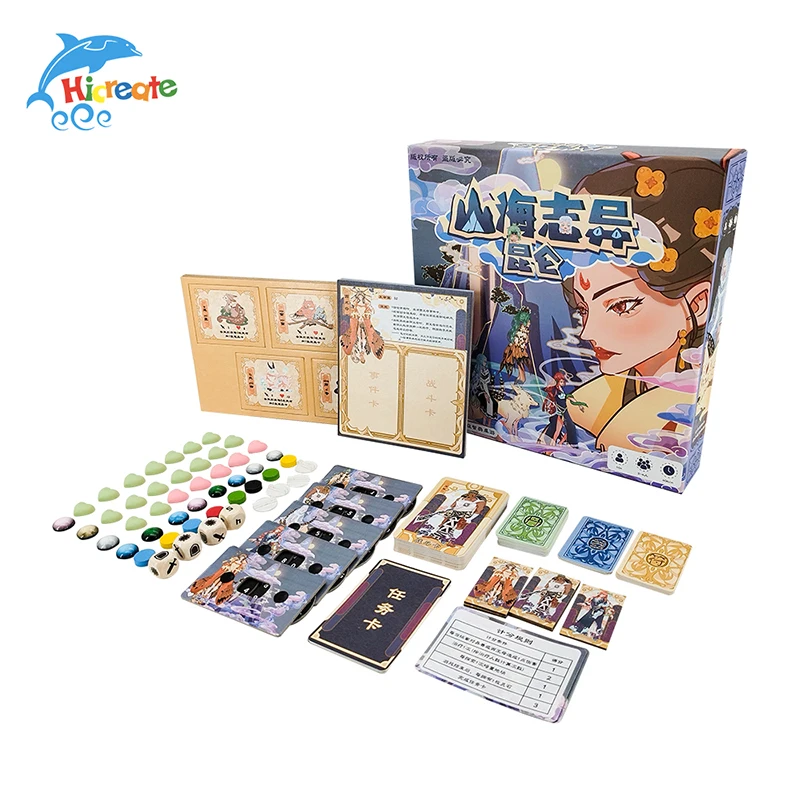 Board Game Manufacturing Wholesale Custom Direct Sales Wooden Pop It Monopoli Printing Card Game