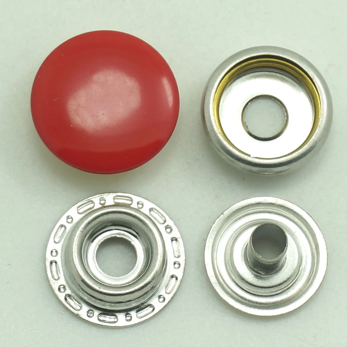 Brass Press Metal Snap Button silver button For Coating
