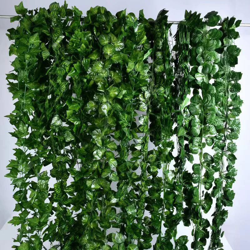 Indoor Decoration Artificial Ivy Garland, artificial ivy leaf plants vine for decoration, outdoor green hanging  Vine Plants