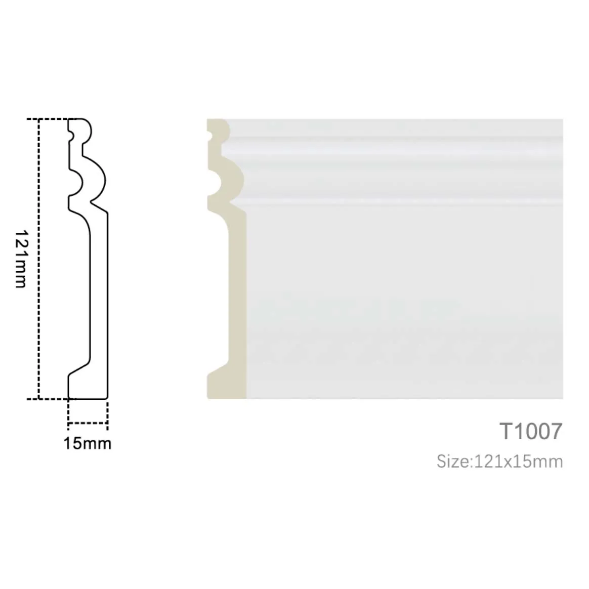 Cheap Factory Price Modern Baseboard Moulding: Best Seller Corner Moulding And Chair Rails