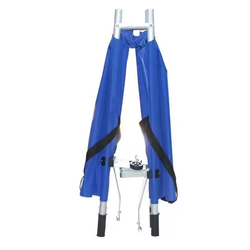 2024 First Aid Medical Portable Aluminum Alloy Stretchable Folding Ambulance Patient Transfer Plastic Scoop Bed Stretcher
