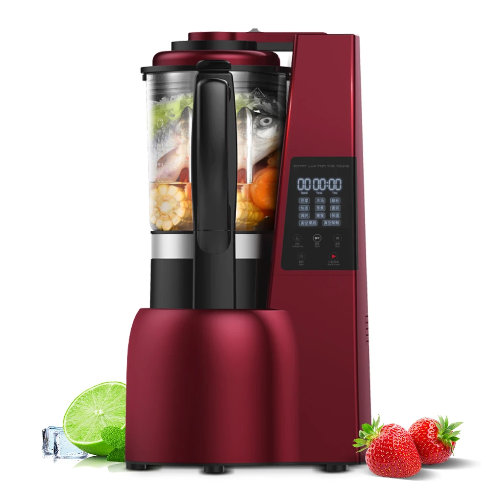 RANBEM Smart Home Kitchen Appliances Fresh Juice Milkshake Mixer Vacuum Blender with 1750ML Glass Jar