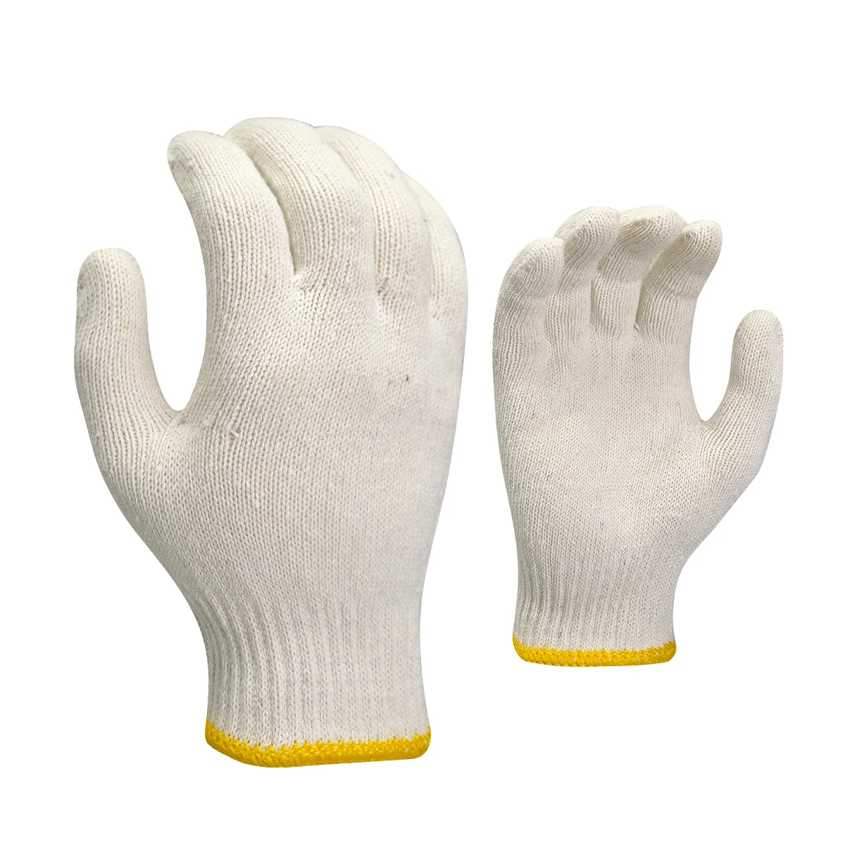 High Quality Cheap Labor Protection working gloves Safety Work  cotton Knitted Cotton Gloves