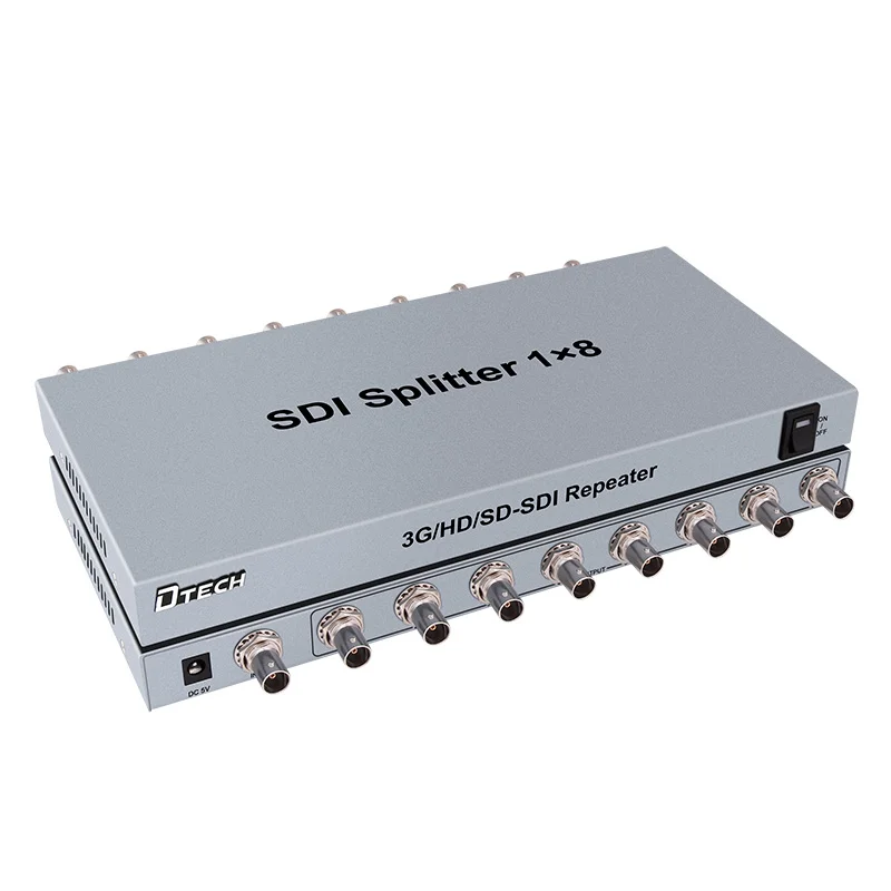 Dtech High Quality 1080P 60Hz 3G Splitter Support SDI Standard High Definition SDI Splitter