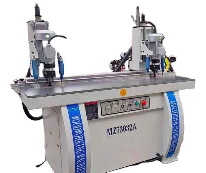 OEM ODM wooden board Double Head 8 grain Automatic Wooden Pallet Collar Drilling Machine