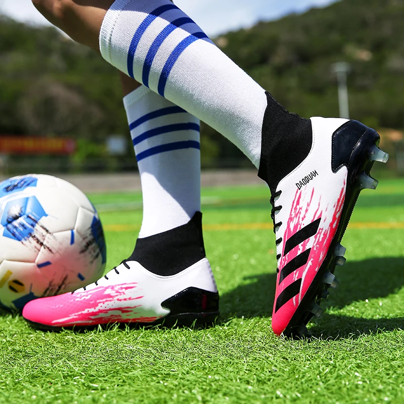  Free Shipping Designated Country AG/TF Soccer Boots Shoes TPU/TPO Sole PVC Upper Chuteiras- Futebol