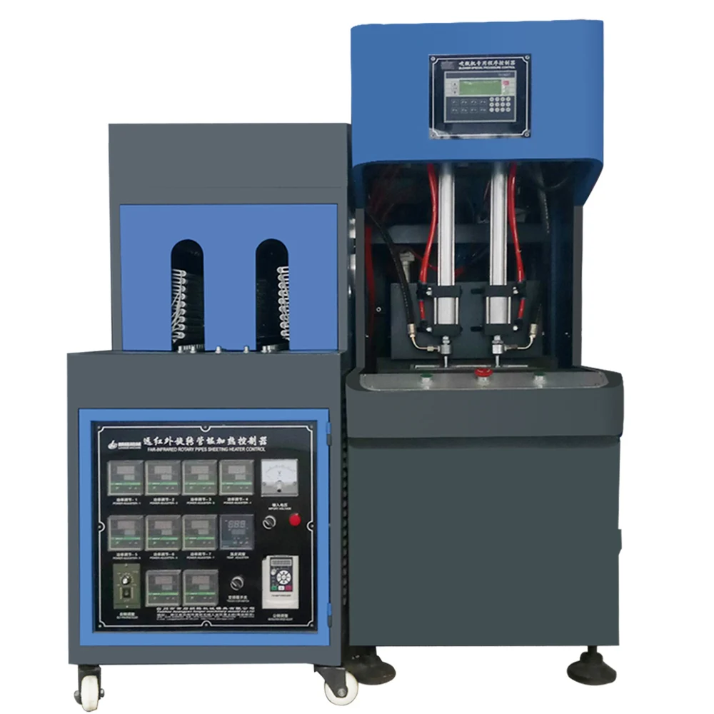 
Manual pet blowing machine/blow moulding machine including blower and oven,500ML is 700-1000pcs/hr plastic bottle blower. 