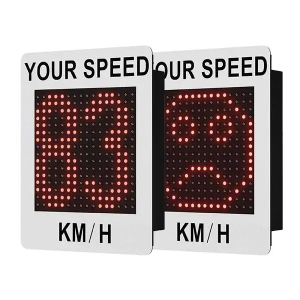 High Quality Euro P20 Module LED Solar speed radar sign Traffic Detector Doppler radar Sensors Led speed Limited Signs