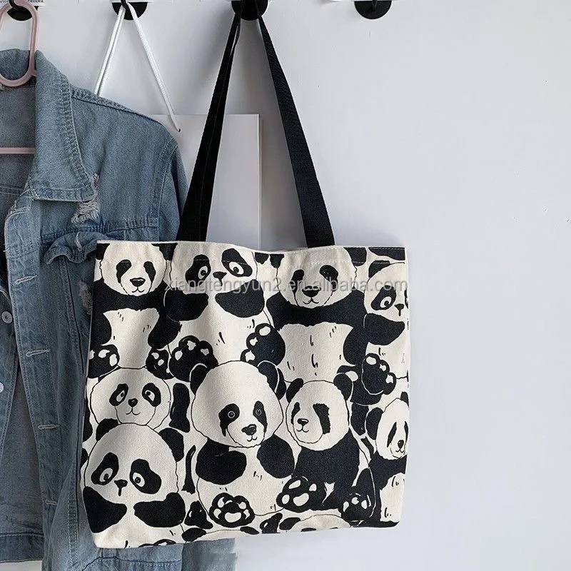 Canvas cotton shopping tote bag canvas tote cotton bag printed eco tote bag