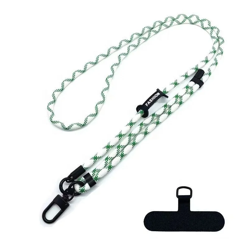 Durable Tpu Mobile Phone Lanyard Patch Shape With D Ring Custom Logo Phone Patch Tether Tab Phone Strap Accessories