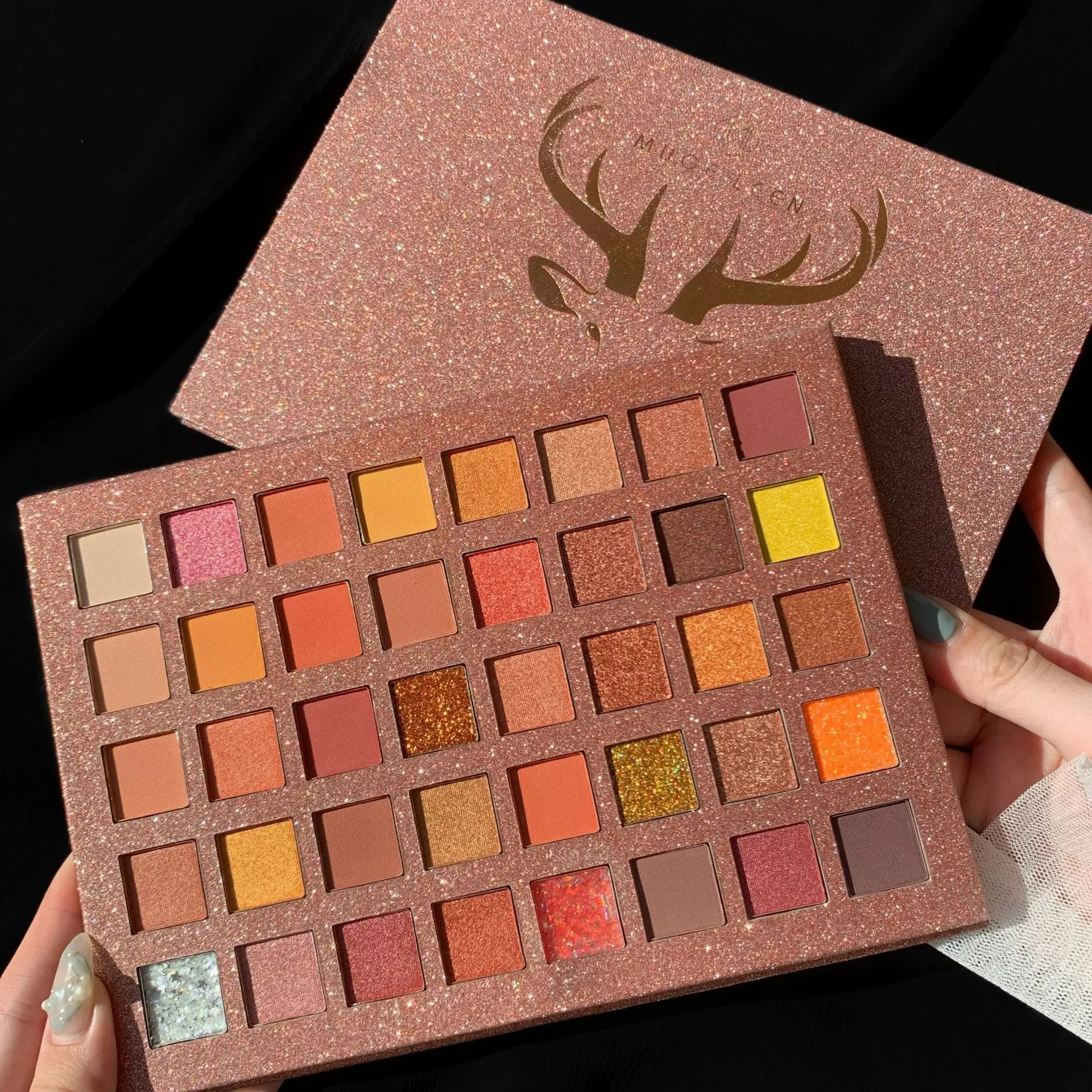 IYUAN Chestnut 20-color eye shadow tray Matte pearl earth color multicolor eye shadow tray
