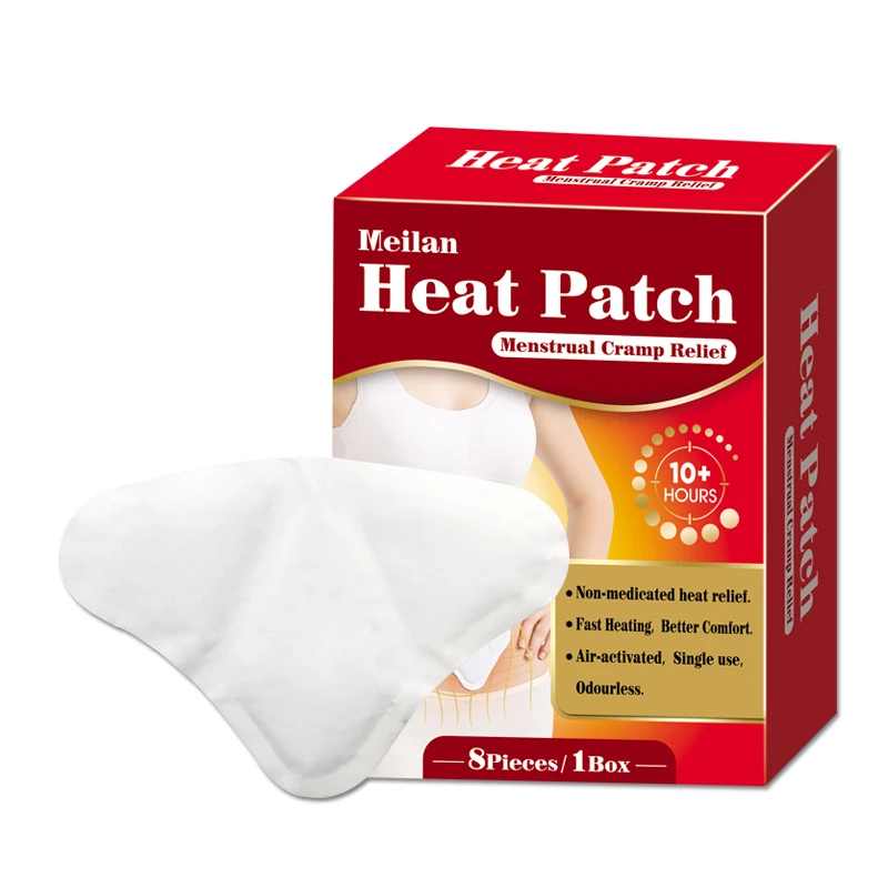 Free Sample Odorless Body Pain Menstrual Cramp Relief Heat Pack Period Heat Patch