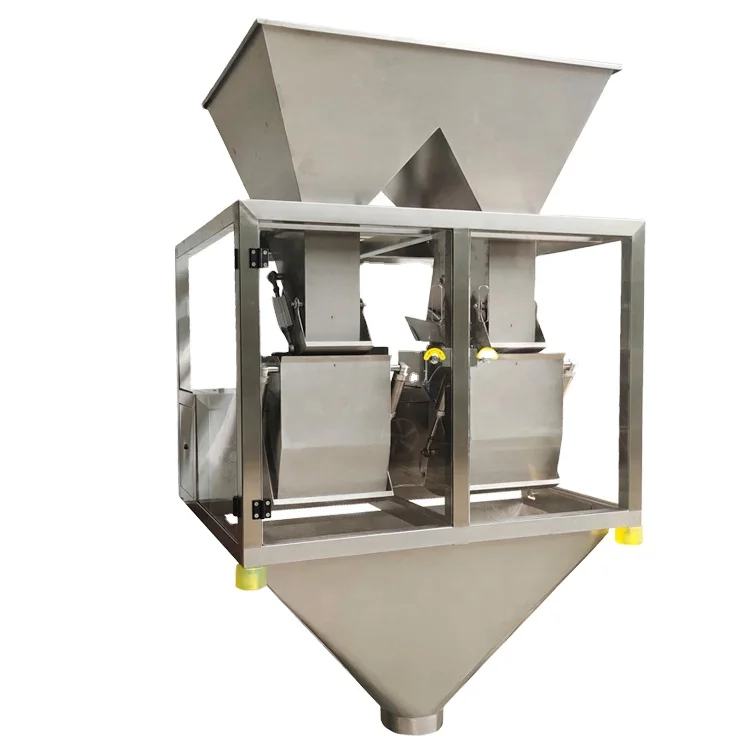 Big Large Heavy-duty Weight 5kg 10Kg 25KG Rice Filling Weigher Doser wooden fertilizer pellet granule product