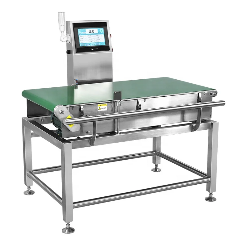 25kg Heavy Food Product Checking Weight Chemical Industry Conveyor Belt Check Weigher Machine For Production Line