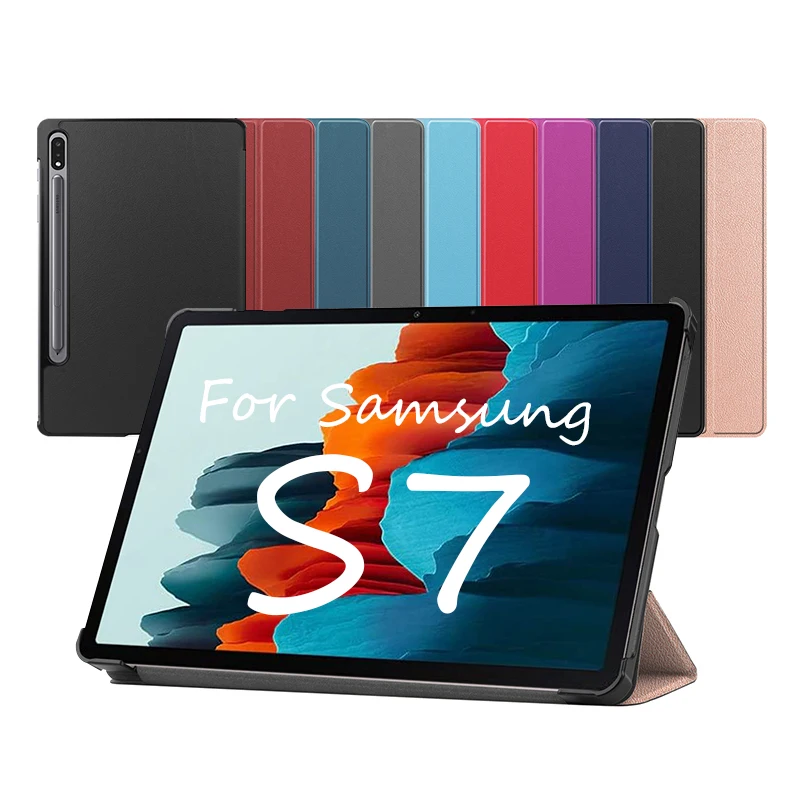 
Thin PU drop proof tablet protector tablet case for Samsung Galaxy TAB S7 11 inch 2020 with pencil 