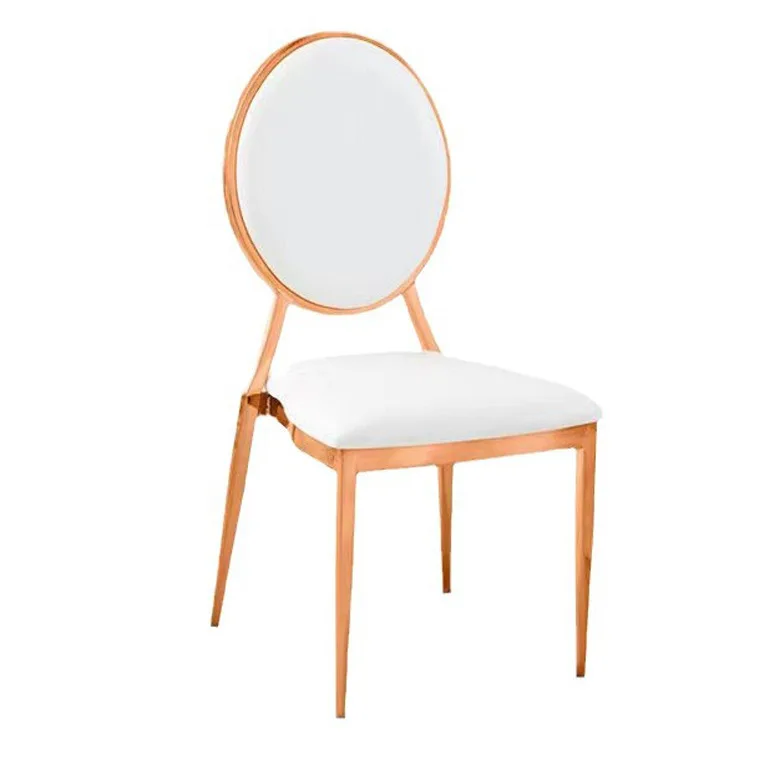 Electroplated Napoleon Furniture Dining Chair Home Simple Leisure  throne chairs wedding evens Banquets Hotel Banquet Hall Chair