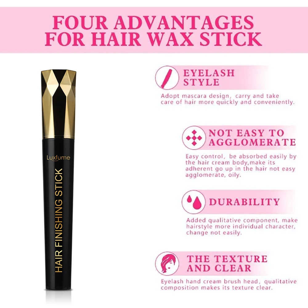 Wholesale Broken Hair Baby Hair Styling Customized Flyaway Control Private Label Finishing Stick Vegan Gel Factory Vendor