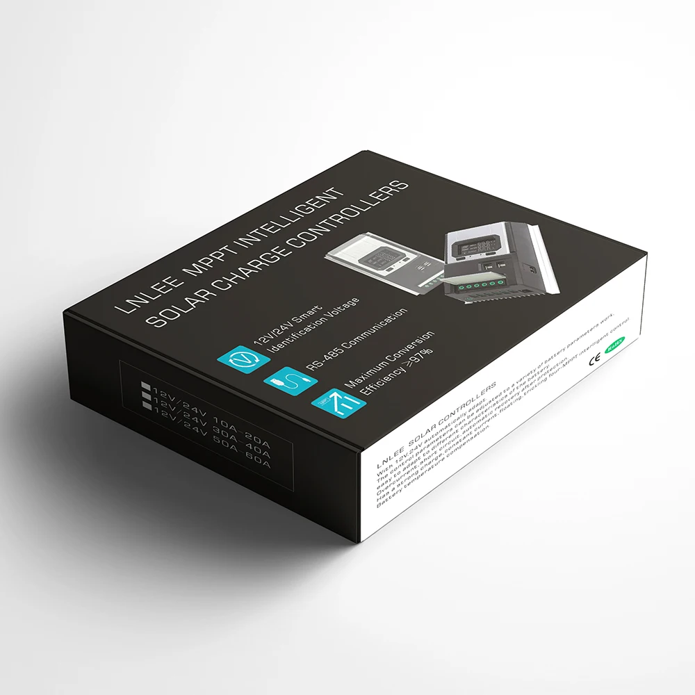 LNLEE LCD Display Mppt Solar Charge Controller 12/24v 60A