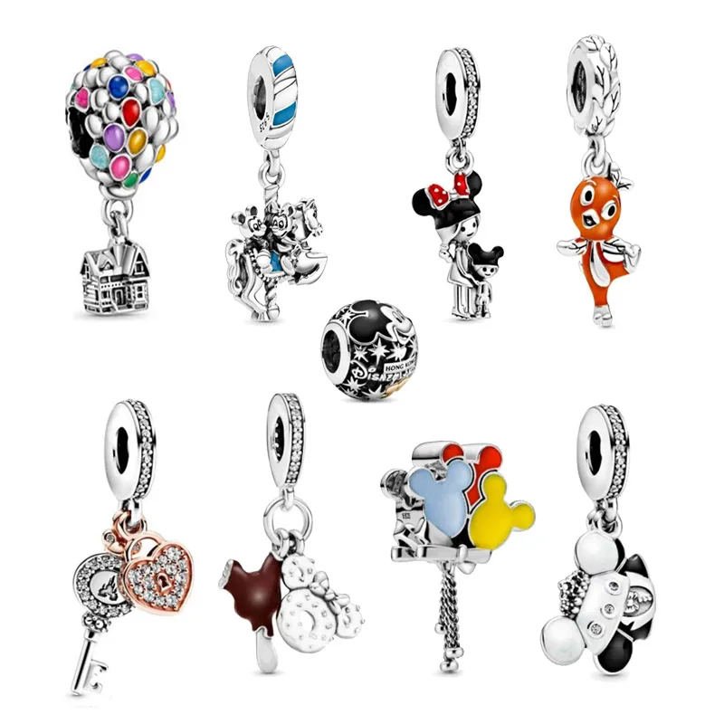 Новое поступление 2020, летняя коллекция, красочный подвесной воздушный шар, подвеска для детей из стерлингового серебра 925 пробы, ювелирные изделия, подвеска