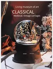 Original Factory Snowball Water Glass Resin Snow Globe For Home Decor