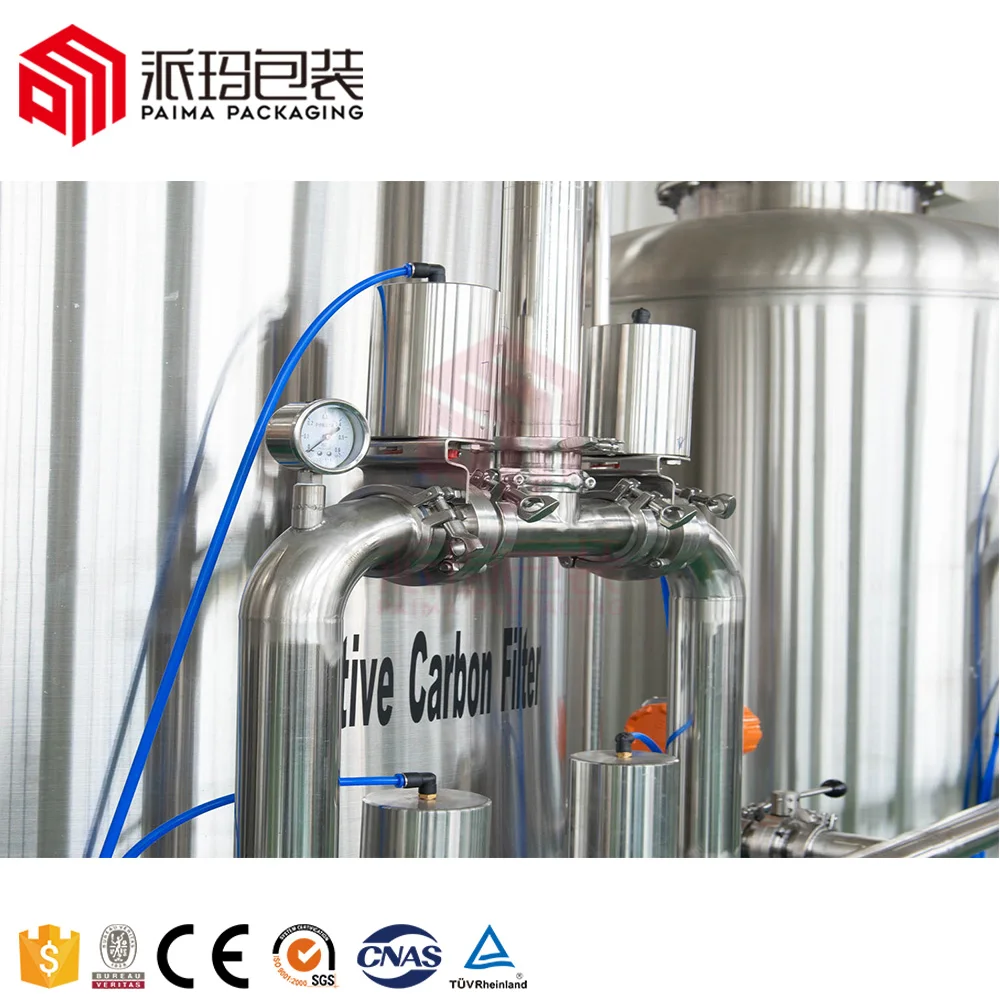 2000gpd 4 Stage China Commerical Drinking Water Purification Machine Plant Underground Well Water Filter Treatment System