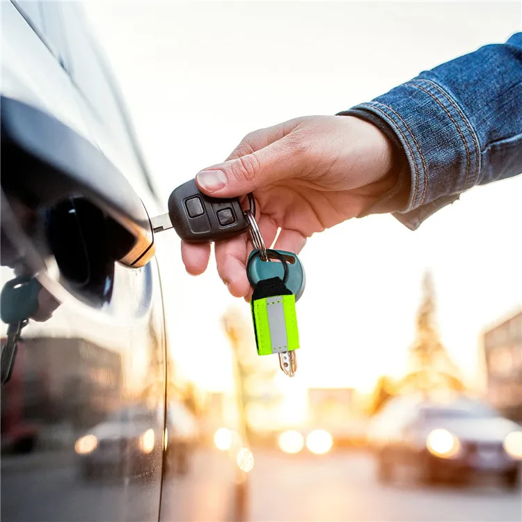 Светоотражающие бирки для брелоков отражающие мешки собачий ошейник рюкзак на молнии школьный куртки