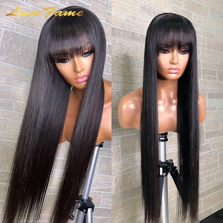 Glueless HD Transparent Lace Frontal Wigs Raw Indian Human Hair Lace Wigs Virgin Cuticle Aligned Body Wave Full Lace Front Wig