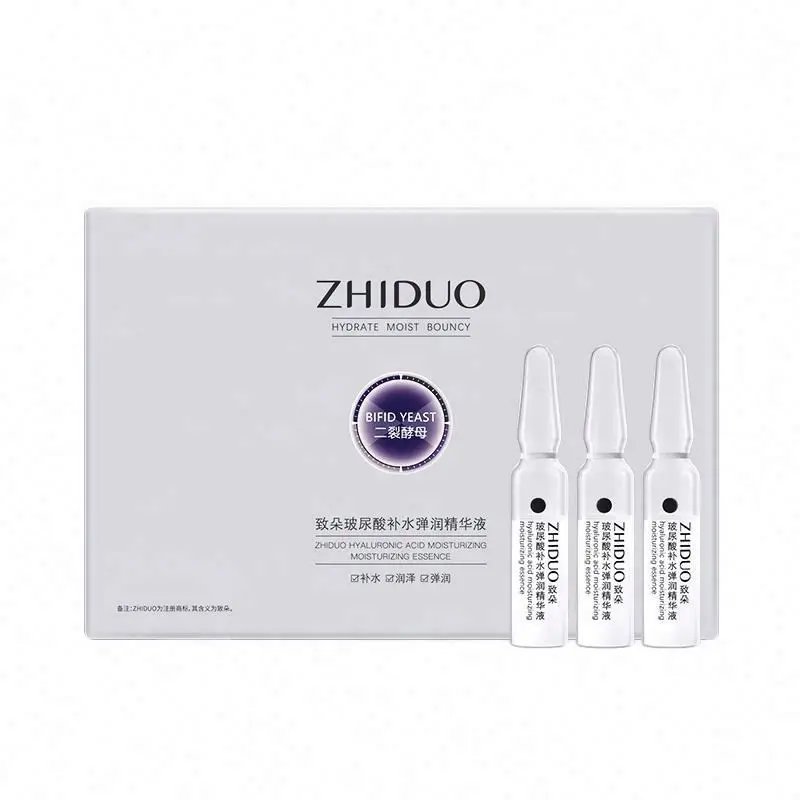 OEM/ODM ZHIDUO Wholesale Hot Sale OEM Private Label Hyaluronic Acid Moisturizing&Elasticizing Essence Best Skin Care Serum