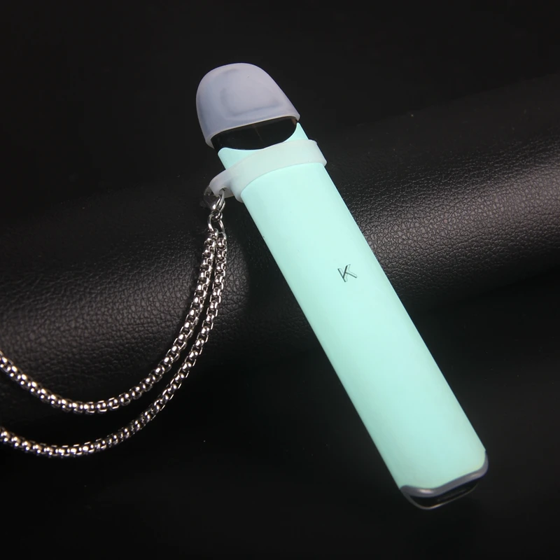 
Hot sale E-Cigarette Lanyard with Silicone dust Ring vape pen lanyard Metal Chain necklace protective for kmose cigarette 