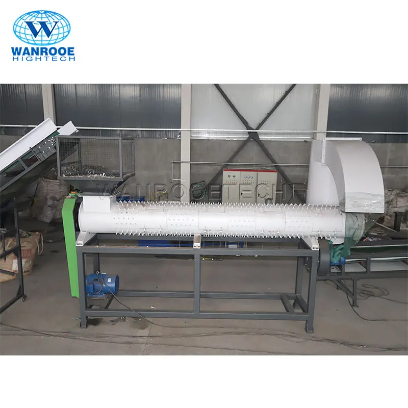 100-3000kg/h Plastic Recycling Line PET Flakes Bottle Washing Line