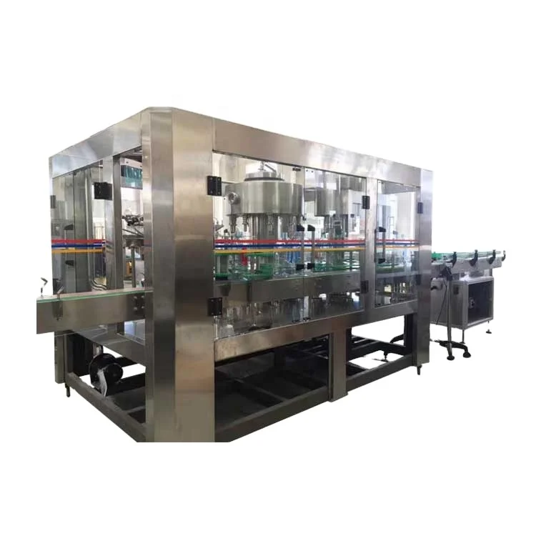 Plastic Bottle Liquid Water Washing Filling Capping Packaging Hot Sale Machine