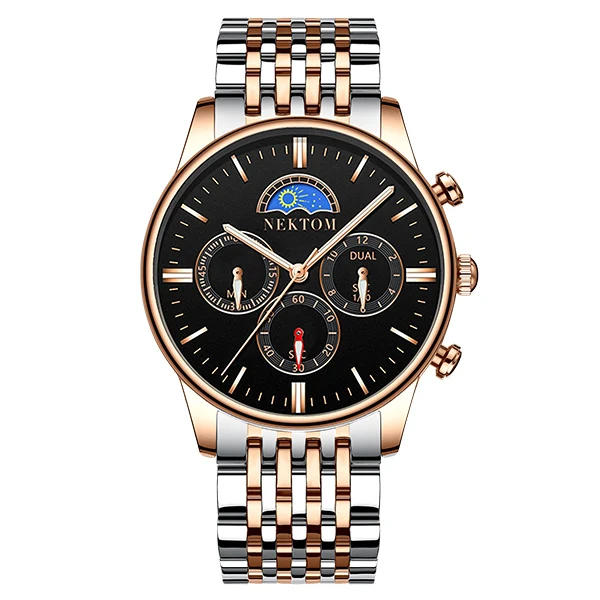 Оптовая продажа, дешевые высококачественные мужские часы, кварцевые наручные часы для мужчин из водонепроницаемого сплава, модные круглые светодиодные часы из нержавеющей стали