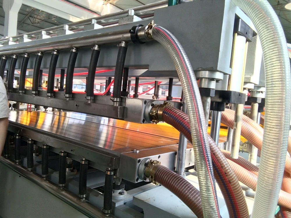 High Quality PC PE PP Hollow Grid Plate corrugated sheet Extrusion line with  best price