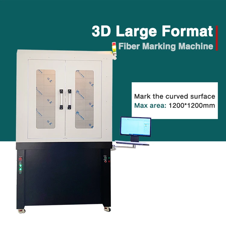 Large Size Working Area Laser Marking Big Format Fiber Laser Marking Machine For Sale Steel Engraving Machine