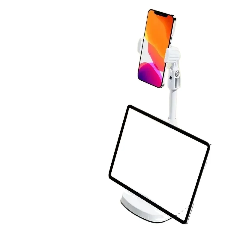 Android universal height adjustable tablet floor stand Live streaming stand Tabletop flat stand