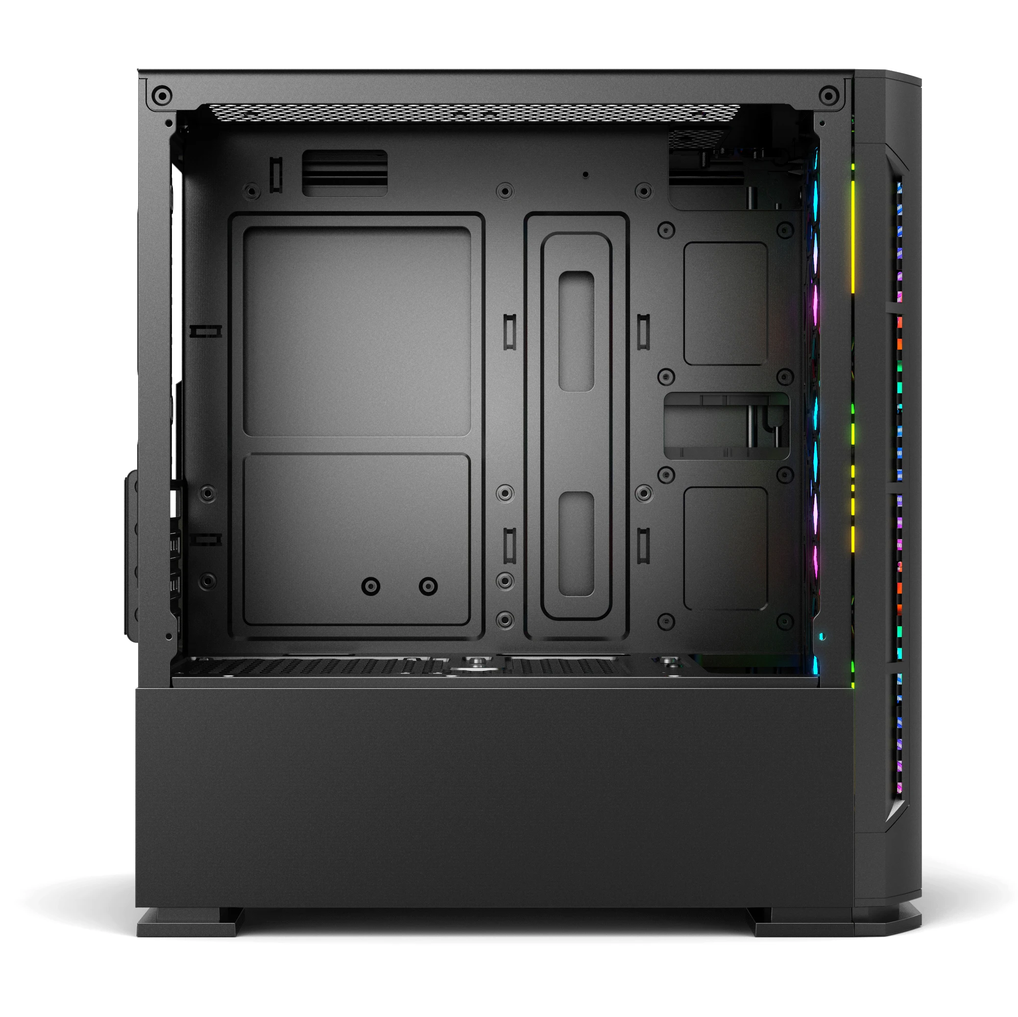 Gaming caso kastje SOEYI OEM computer case table gaming case tempered glass computer pc case