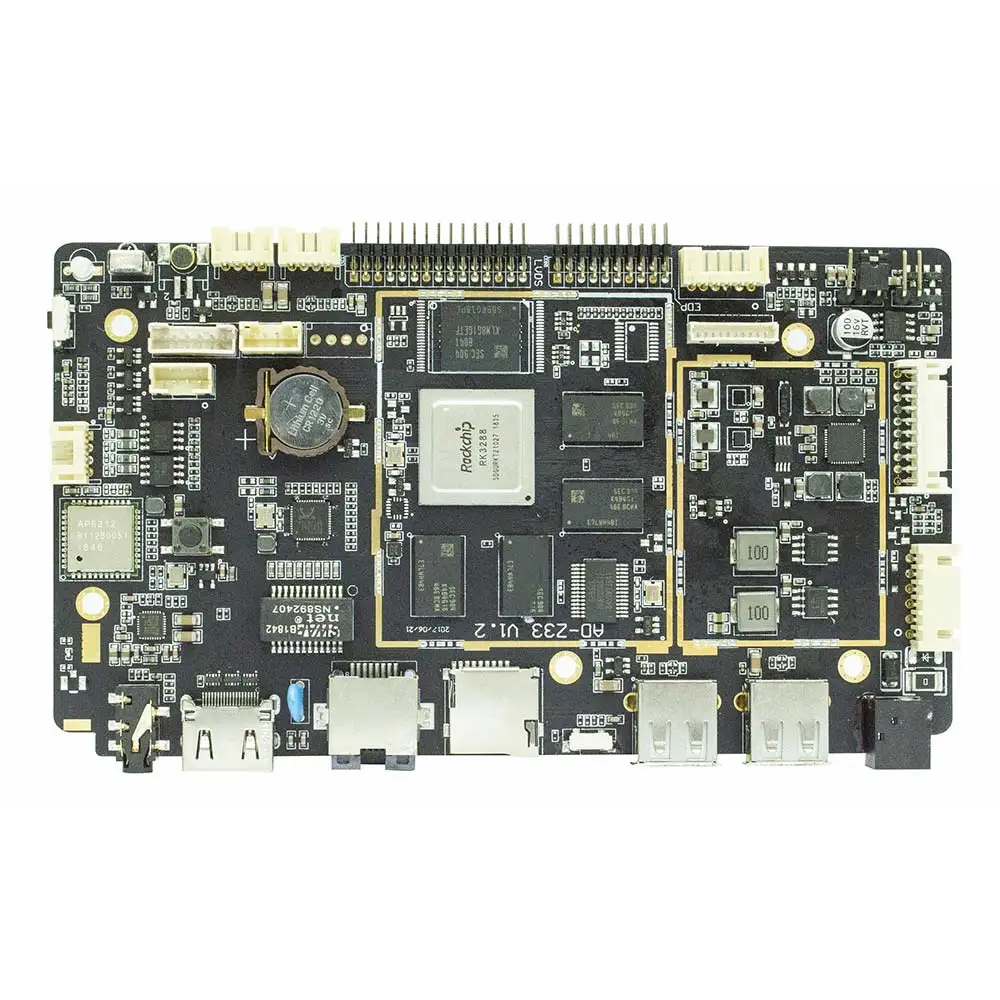 Android rk3288 kit android box board USB/LVDS/ETHERNET/WIFI/BT/MIPI/eDP/UART/4G PCIE controller board supports