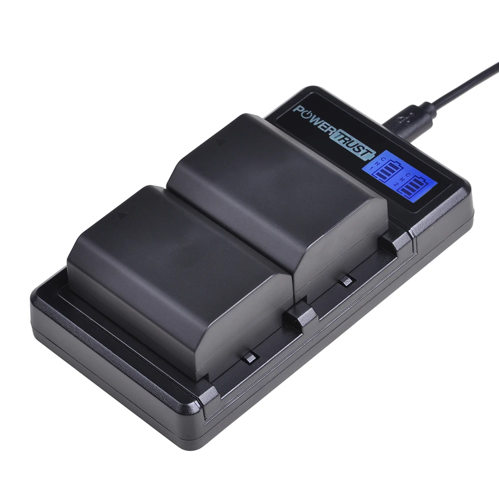 NP-FZ100 LCD USB Dual Charger Battery Charger for Sony NPFZ100 BC-QZ1 Alpha 9 A9 Alpha 9R A9R Alpha 9S Batteries