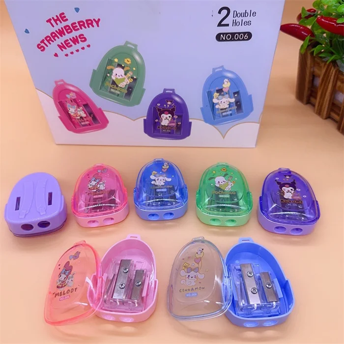 Детская точилка для карандашей с двумя отверстиями