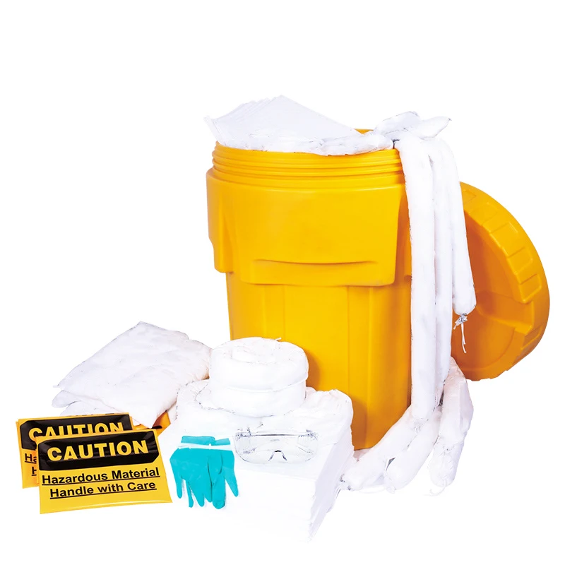 95gal 360L Oil and fuel  spill kit   oil absorb pads  oil absorbent spill kit  salvage drum