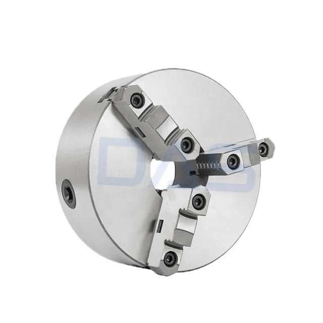 DAS 500mm 3 jaw self centering scroll universal plain back lathe chuck for turning drill milling machine