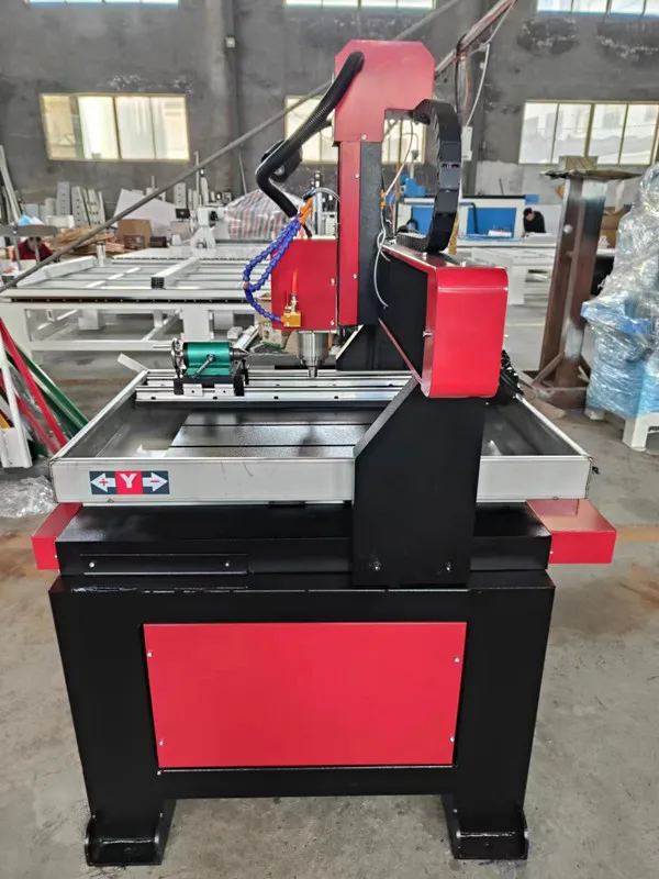 Songli 6060 four-axis four-linkage 1.5kw woodworking CNC machinery DIY miniature carving machine stone machinery