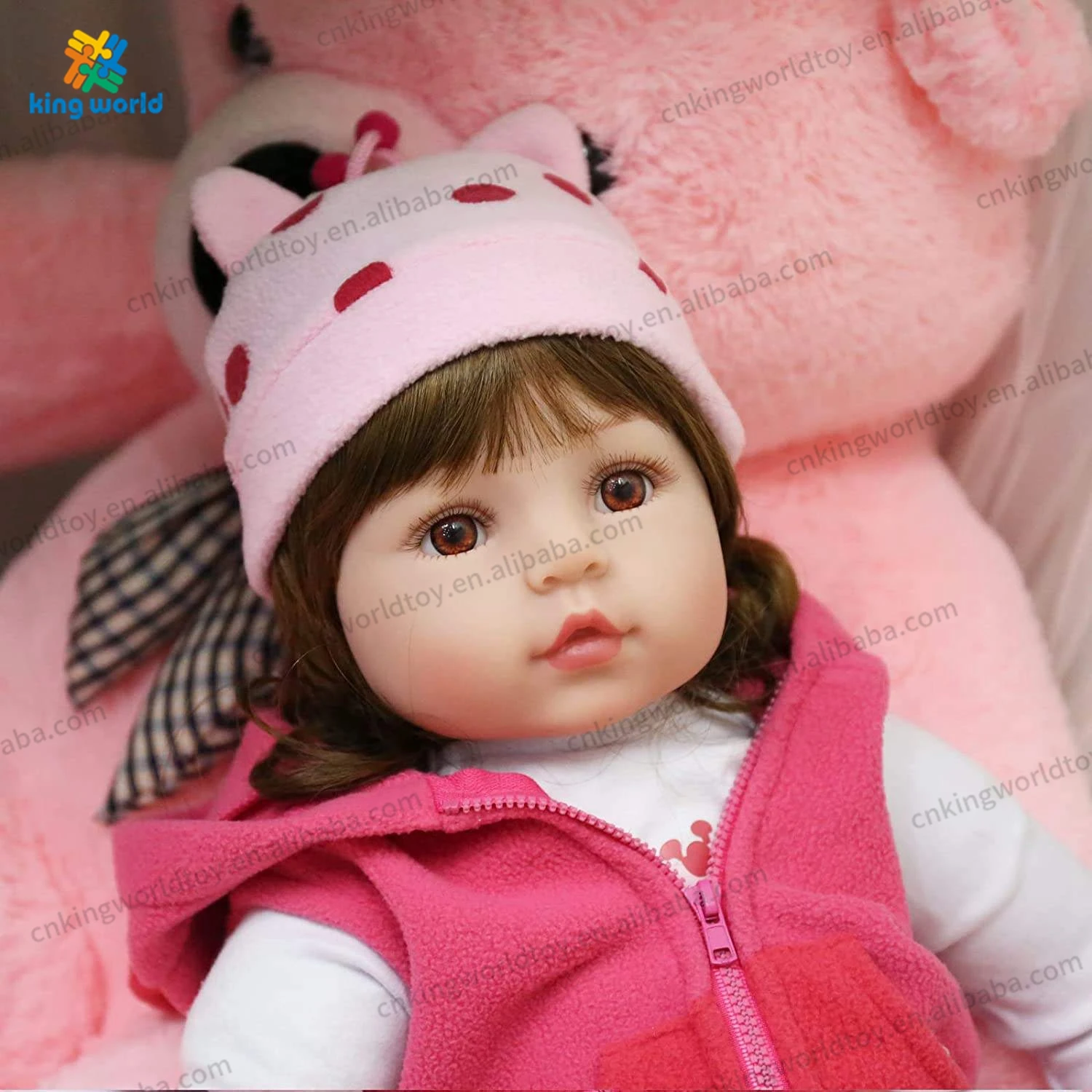 Soft Alive Realistic Newborn Full Body Princess Baby Dolls 18 inch Silicone Vinyl Real Toddler Girl Lifelike Reborn juguete